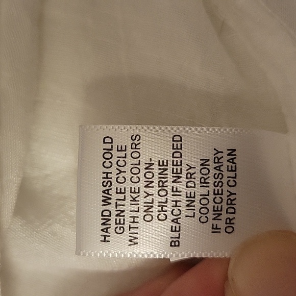 SPENSE large lightweight peek a boo shoulder white top - Picture 6 of 6